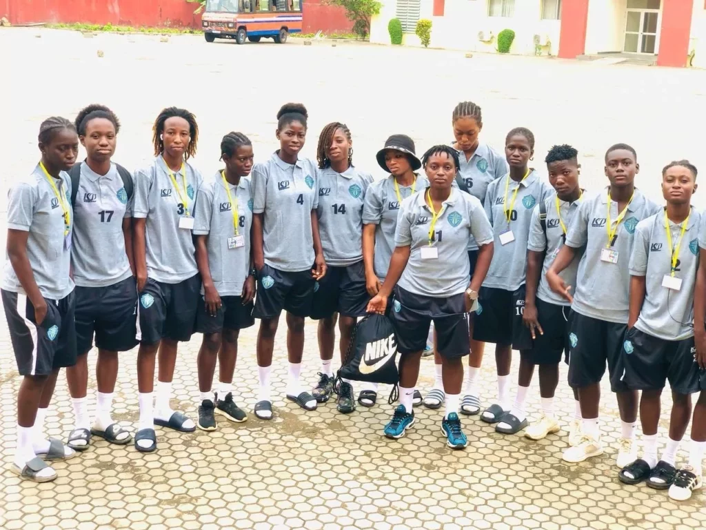 L'équipe féminine du CFAD sur le terrain